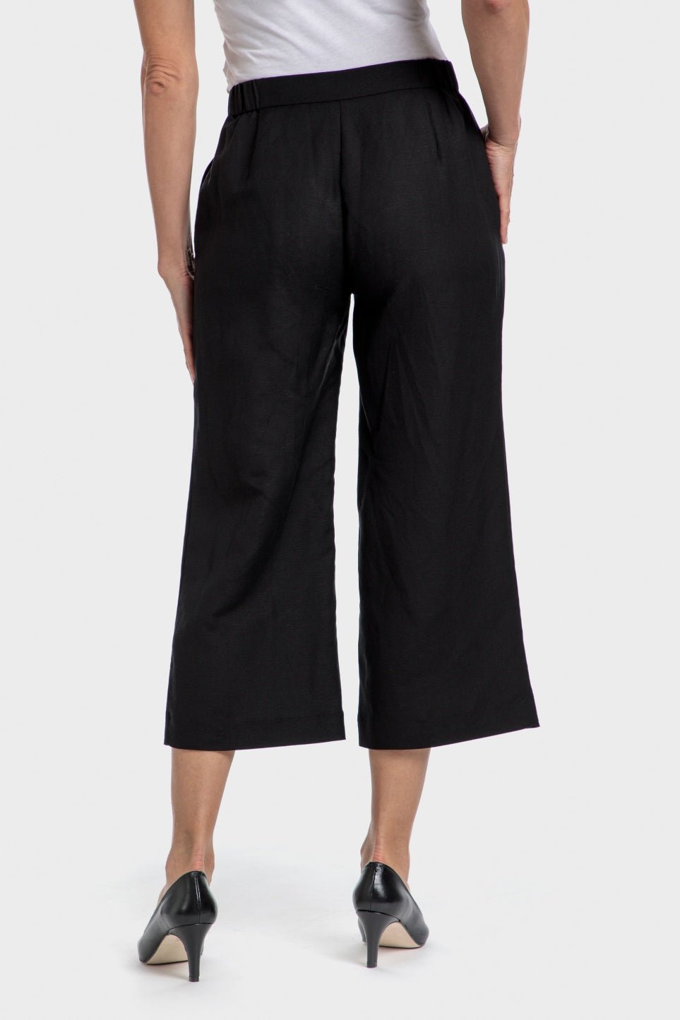 PUNT ROMA - מכנסי אלגנט בצבע שחור - MASHBIR//365