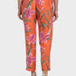 PUNT ROMA - מכנסי אלגנט בהדפס פרחים בצבע כתום - MASHBIR//365 - 2