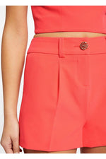 MORGAN - מכנסי אלגנט קצרים בצבע כתום - MASHBIR//365