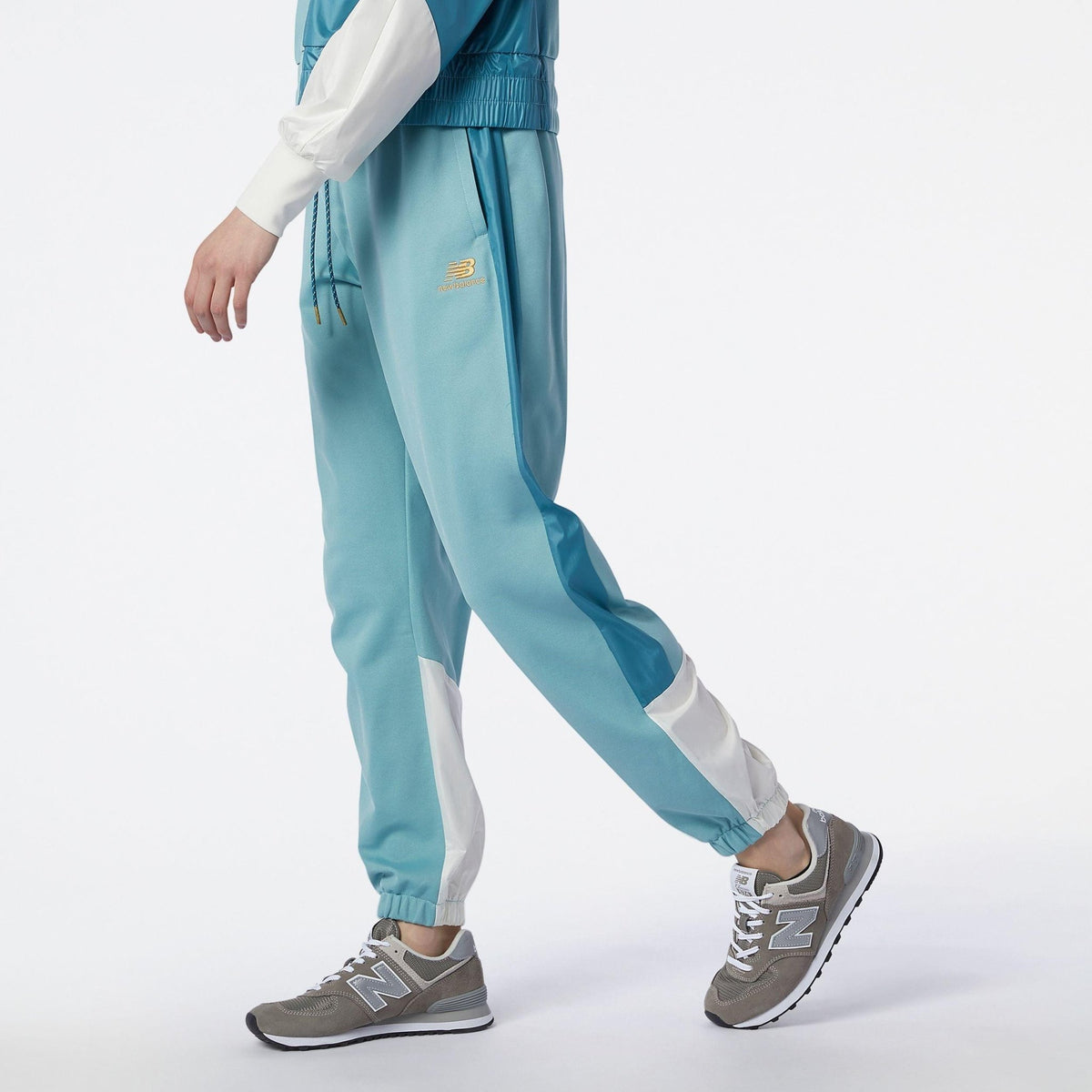 NEW BALANCE - מכנסי Athletics Higher Learning כחולים - MASHBIR//365