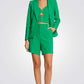 MORGAN - מכנסי ברמודה אלגנטיות לנשים בצבע ירוק - MASHBIR//365 - 1