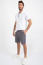 NAUTICA - מכנסי ברמודה צבע אפור - MASHBIR//365