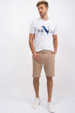 NAUTICA - מכנסי ברמודה צבע בז' - MASHBIR//365
