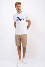 NAUTICA - מכנסי ברמודה צבע בז' - MASHBIR//365