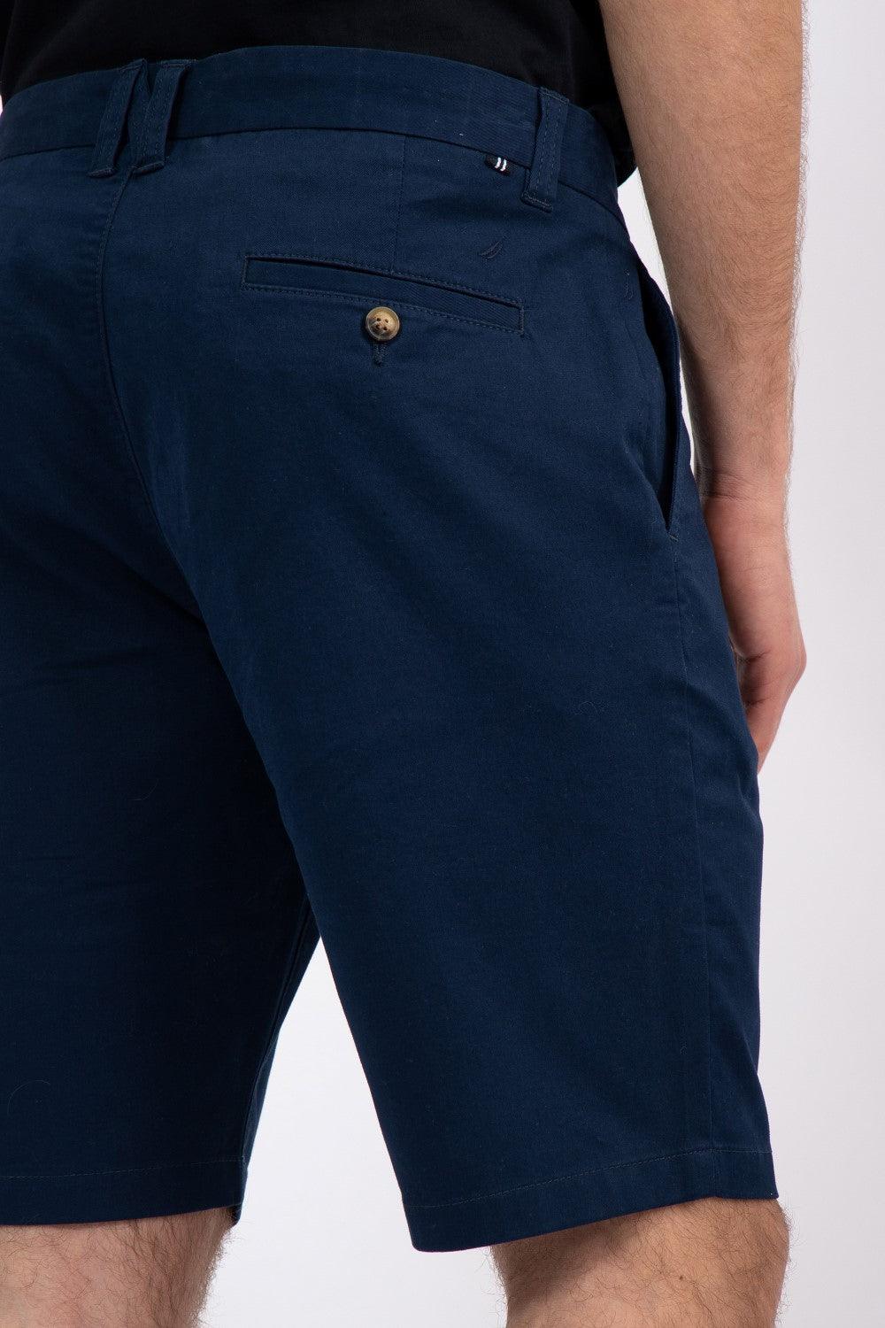 NAUTICA - מכנסי ברמודה צבע NAVY - MASHBIR//365