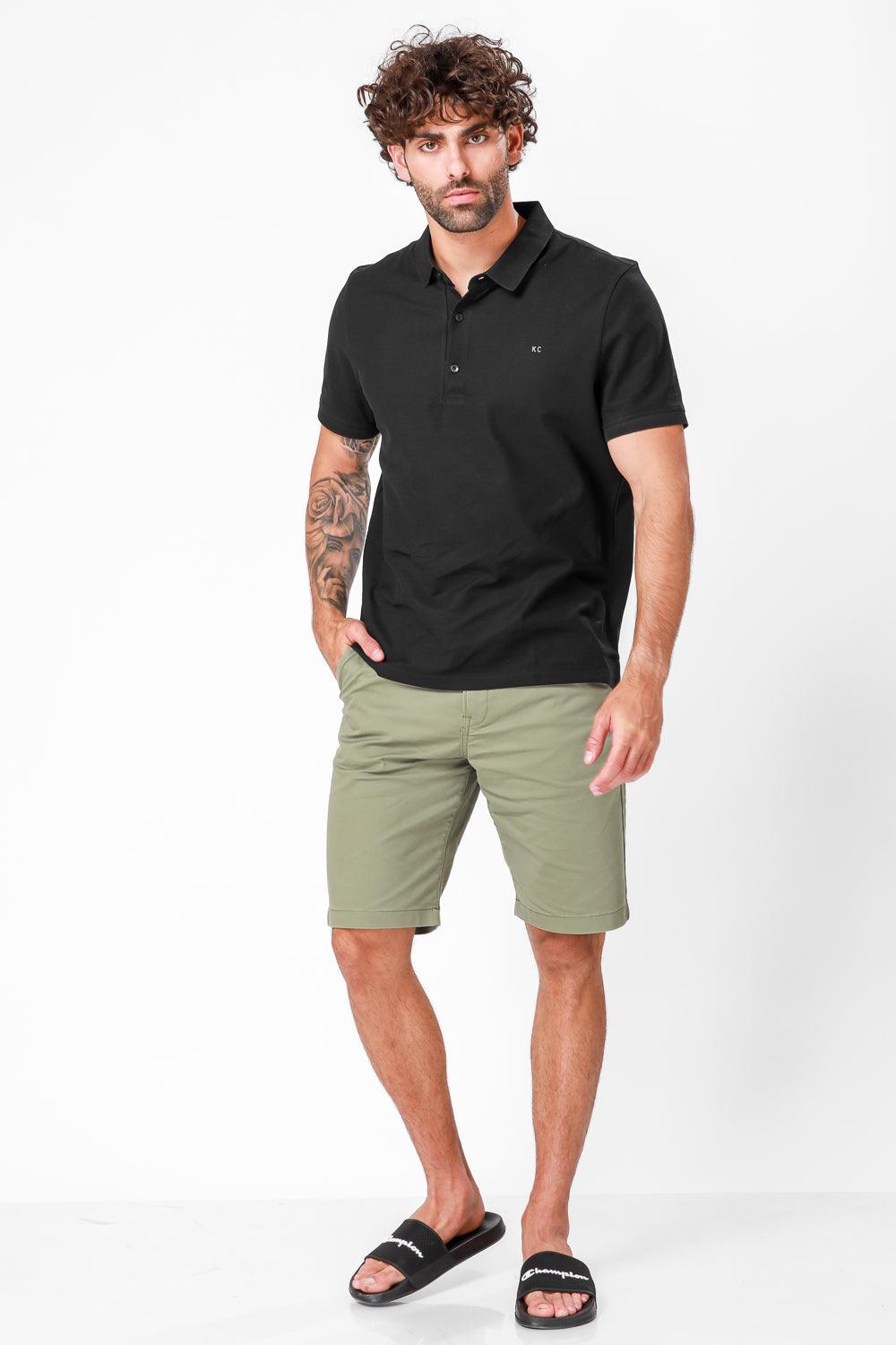 LEE - מכנסי ברמודה בצבע ירוק זית - MASHBIR//365