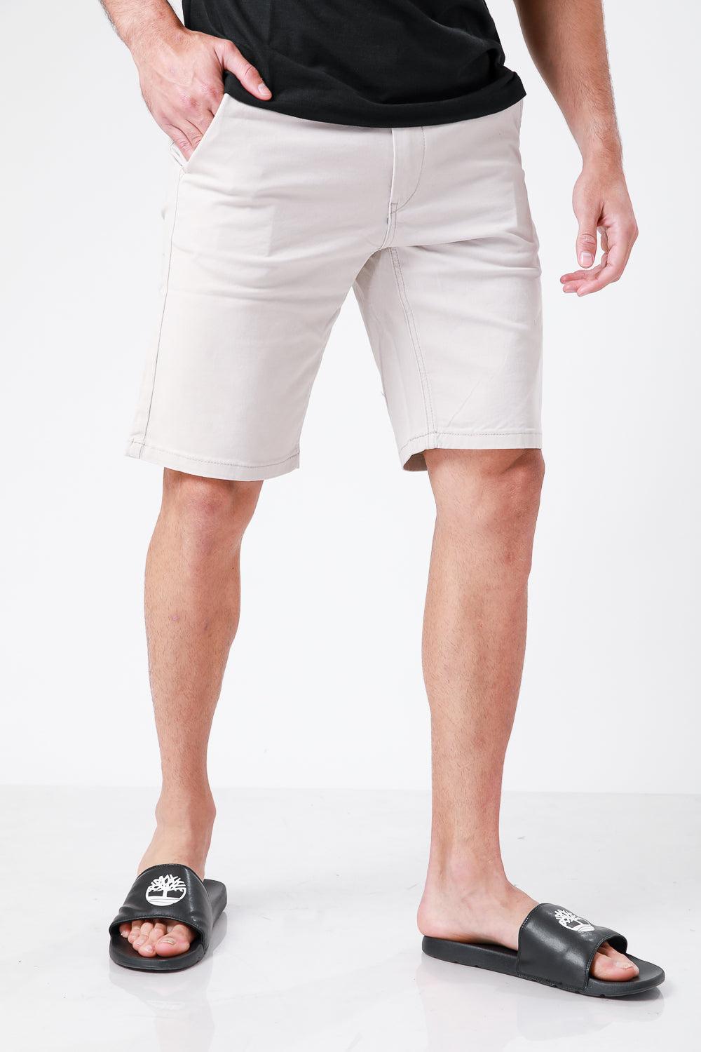 SCORCHER - מכנסי ברמודה בצבע STONE - MASHBIR//365