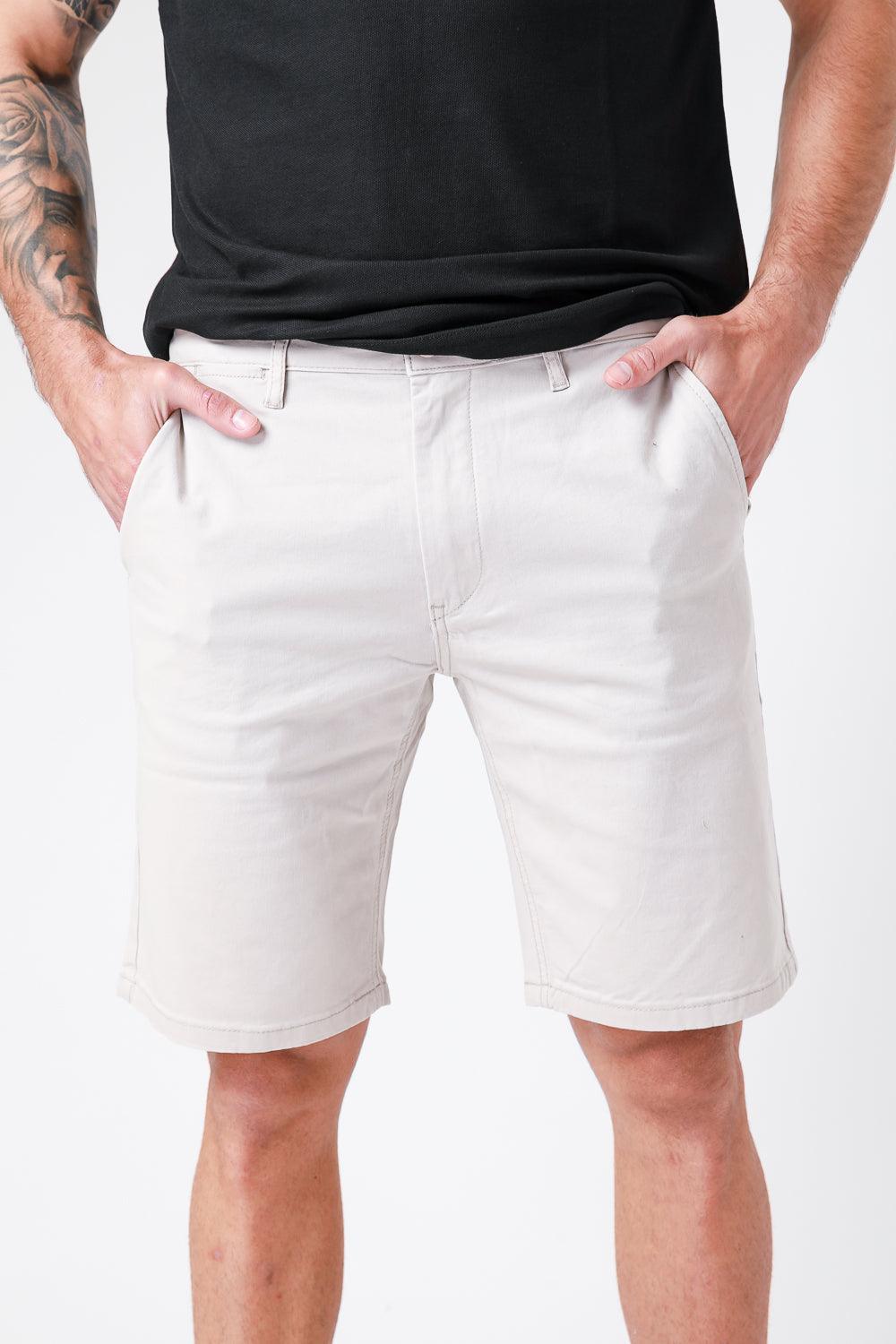 SCORCHER - מכנסי ברמודה בצבע STONE - MASHBIR//365