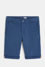 OKAIDI - מכנסי ברמודה בצבע כחול לנערים - MASHBIR//365