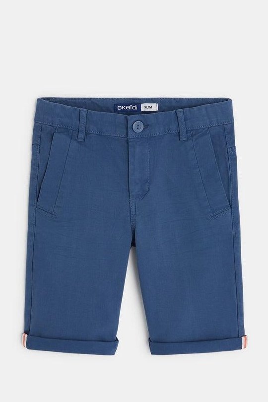 OKAIDI - מכנסי ברמודה בצבע כחול לנערים - MASHBIR//365
