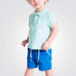 OBAIBI - מכנסי ברמודה בצבע כחול לתינוקות - MASHBIR//365 - 1