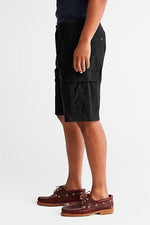 TIMBERLAND - מכנסי ברמודה CARGO בצבע שחור - MASHBIR//365