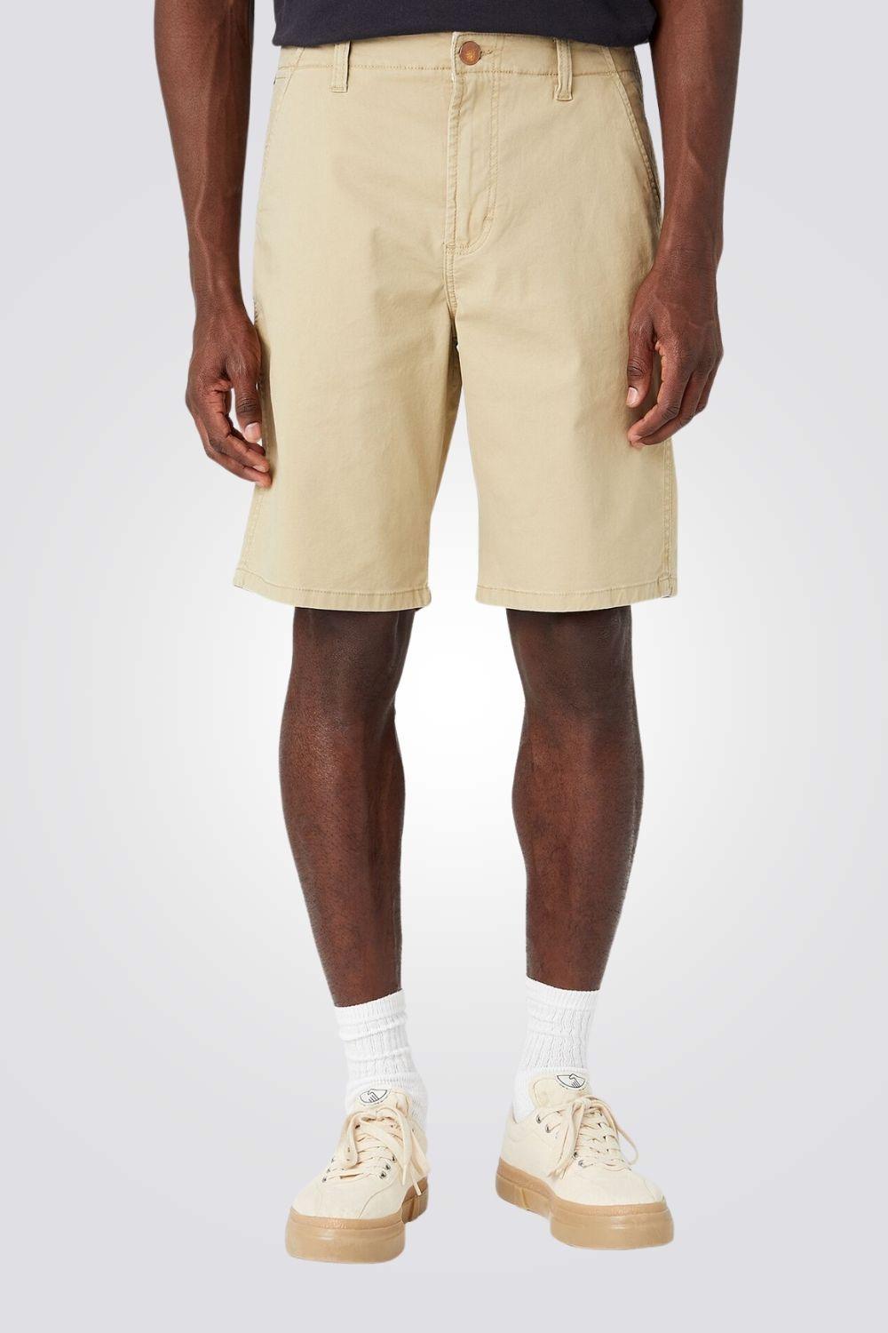 WRANGLER - מכנסי ברמודה CHINO חאקי - MASHBIR//365