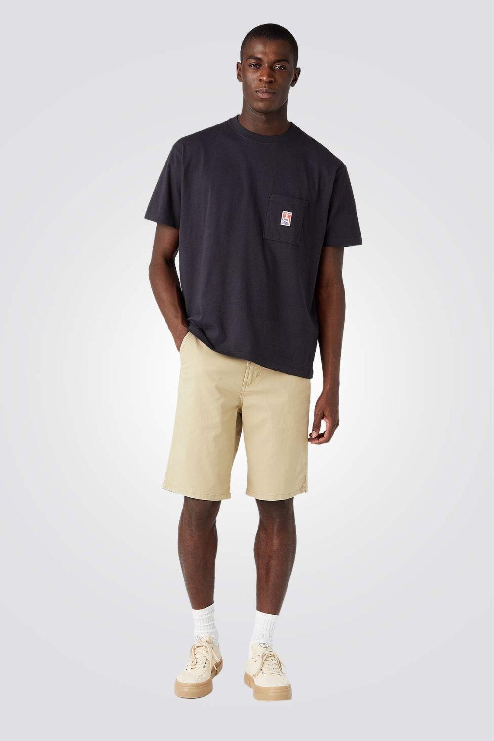 WRANGLER - מכנסי ברמודה CHINO חאקי - MASHBIR//365