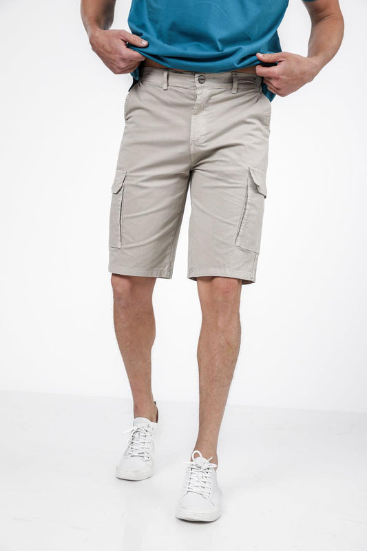 SCORCHER - מכנסי ברמודה CLASSIC בצבע בז' - MASHBIR//365