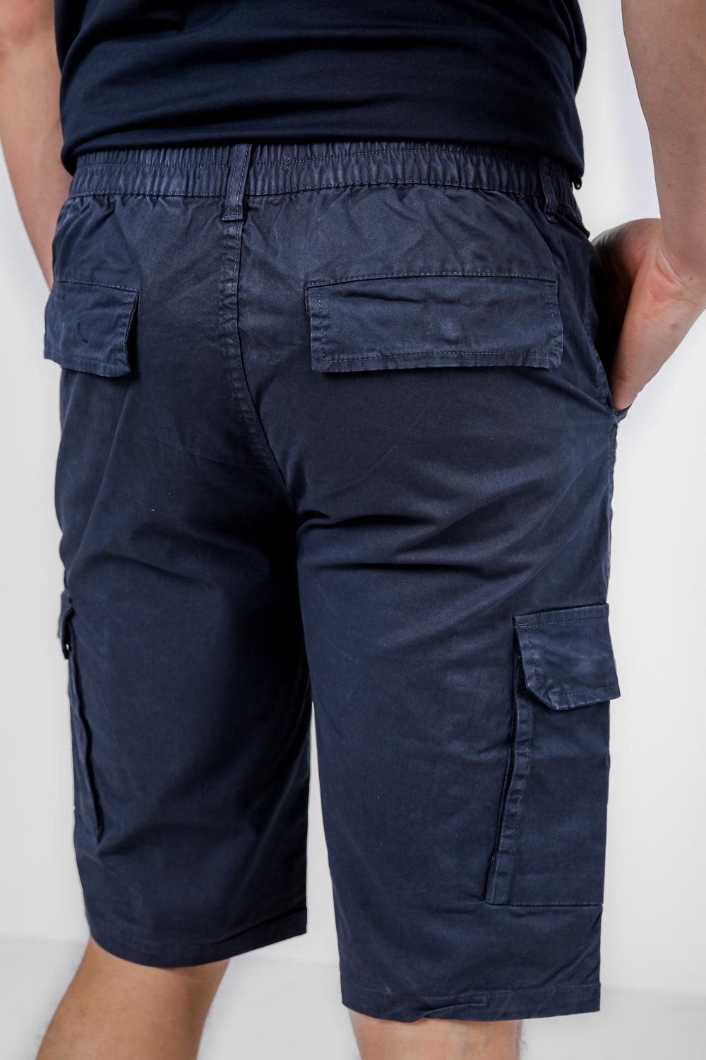 SCORCHER - מכנסי ברמודה CLASSIC בצבע נייבי - MASHBIR//365