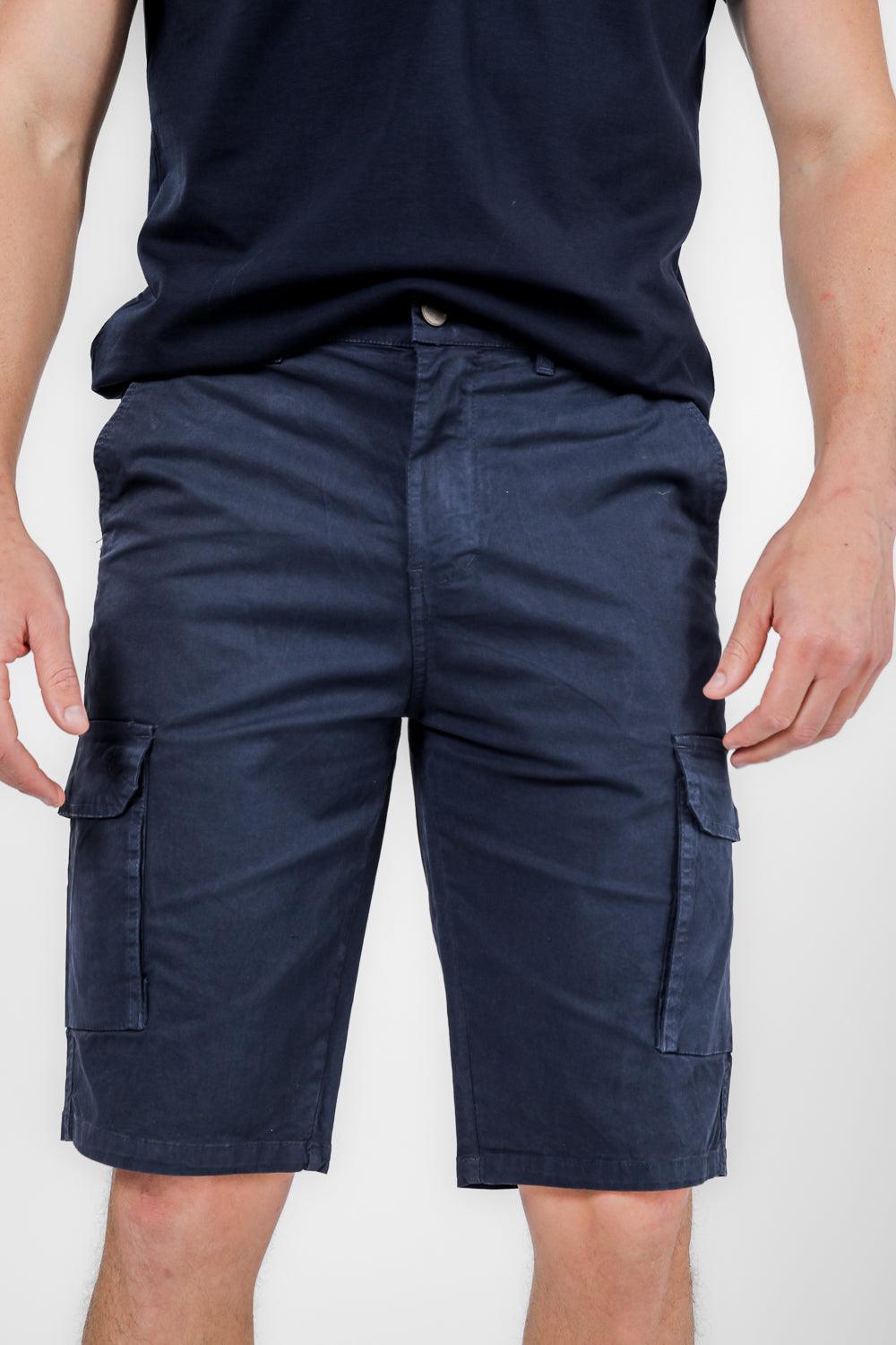 SCORCHER - מכנסי ברמודה CLASSIC בצבע נייבי - MASHBIR//365