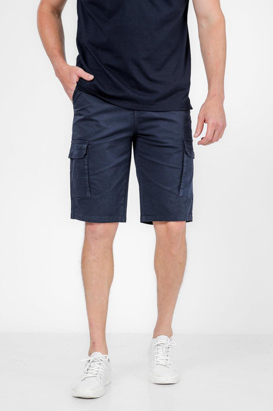 SCORCHER - מכנסי ברמודה CLASSIC בצבע נייבי - MASHBIR//365