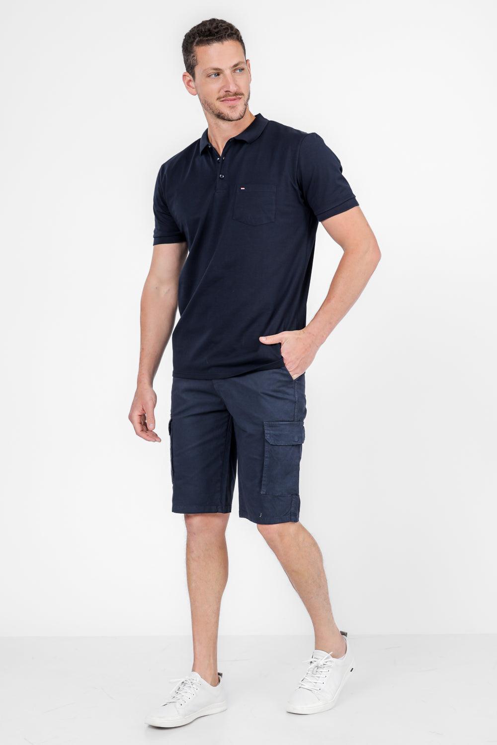 SCORCHER - מכנסי ברמודה CLASSIC בצבע נייבי - MASHBIR//365