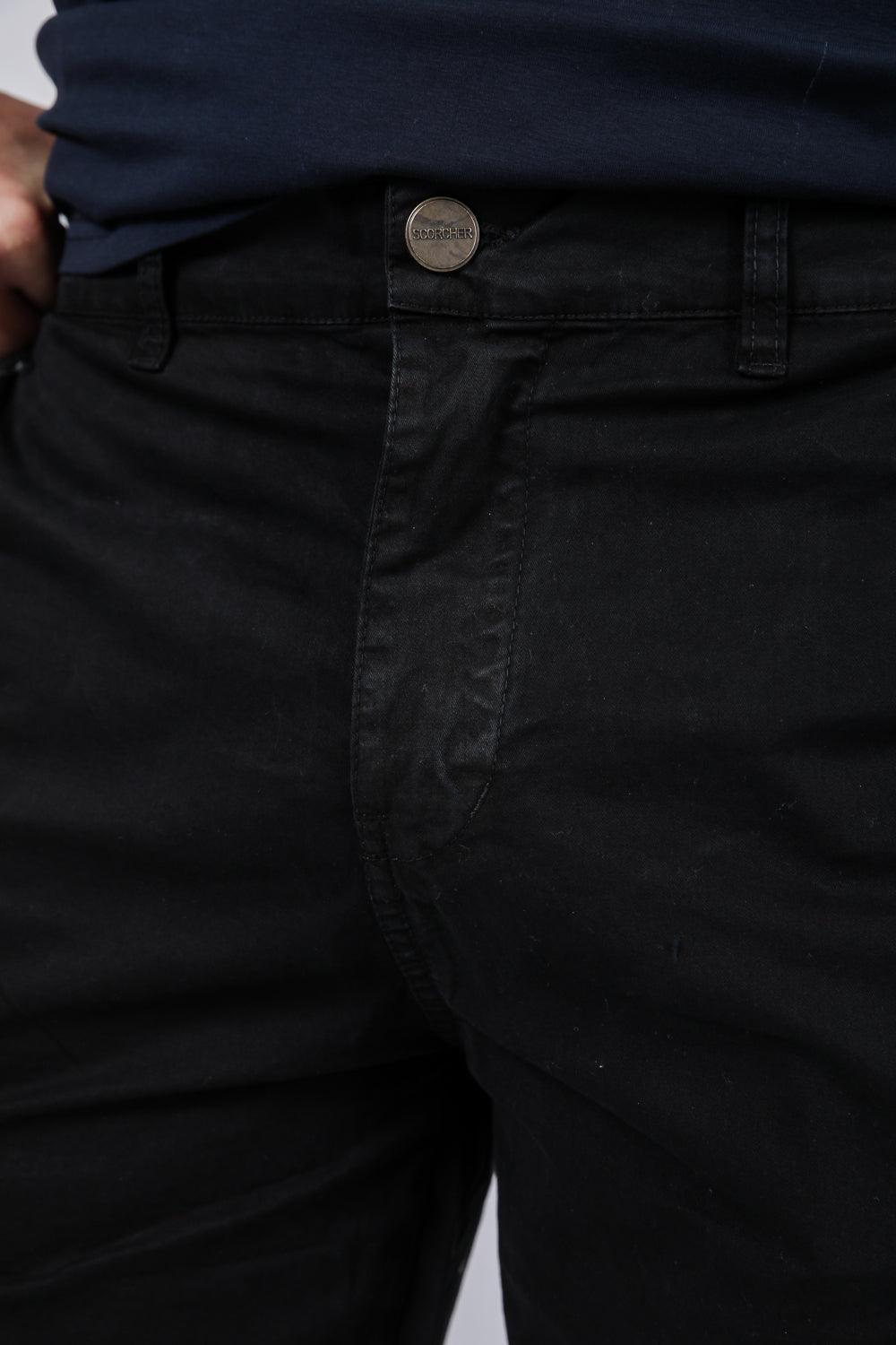 SCORCHER - מכנסי ברמודה CLASSIC בצבע שחור - MASHBIR//365