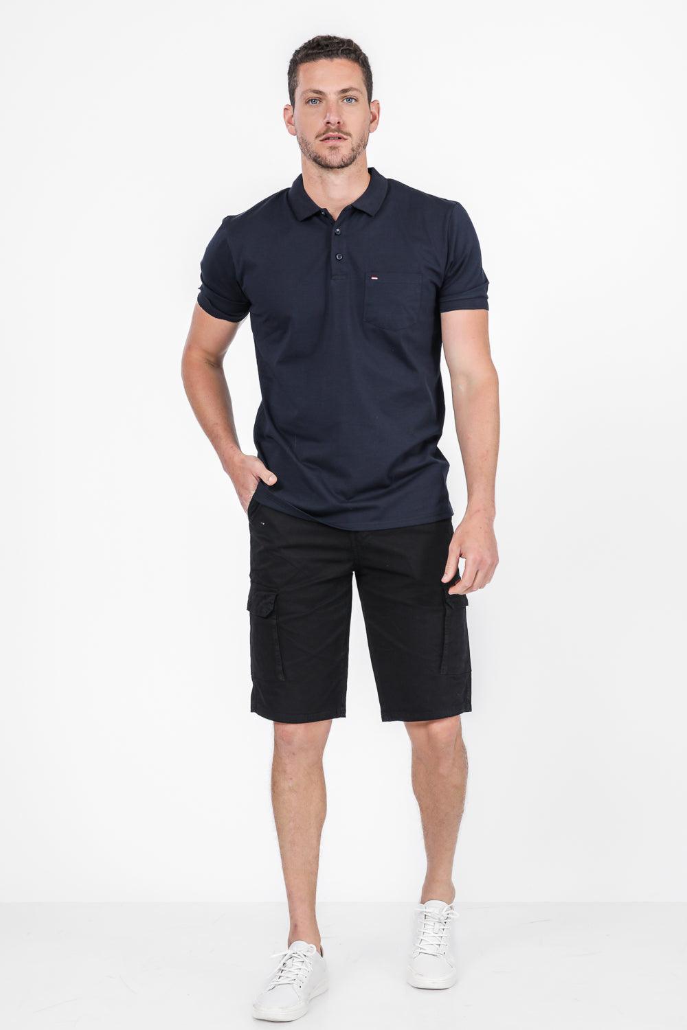 SCORCHER - מכנסי ברמודה CLASSIC בצבע שחור - MASHBIR//365