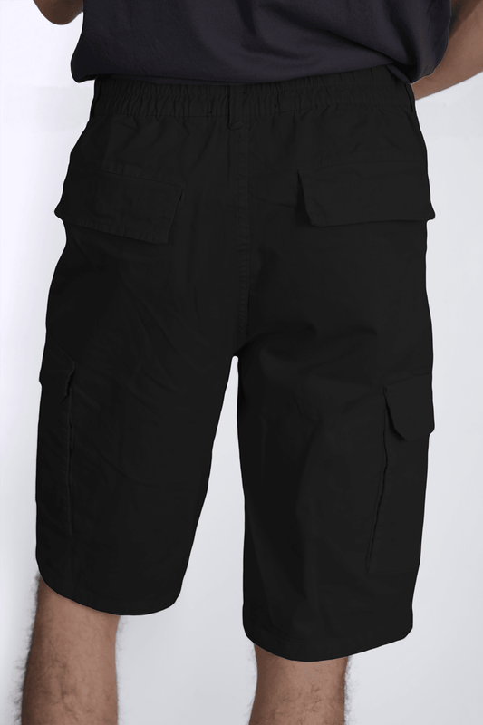 SCORCHER - מכנסי ברמודה CLASSIC בצבע שחור - MASHBIR//365