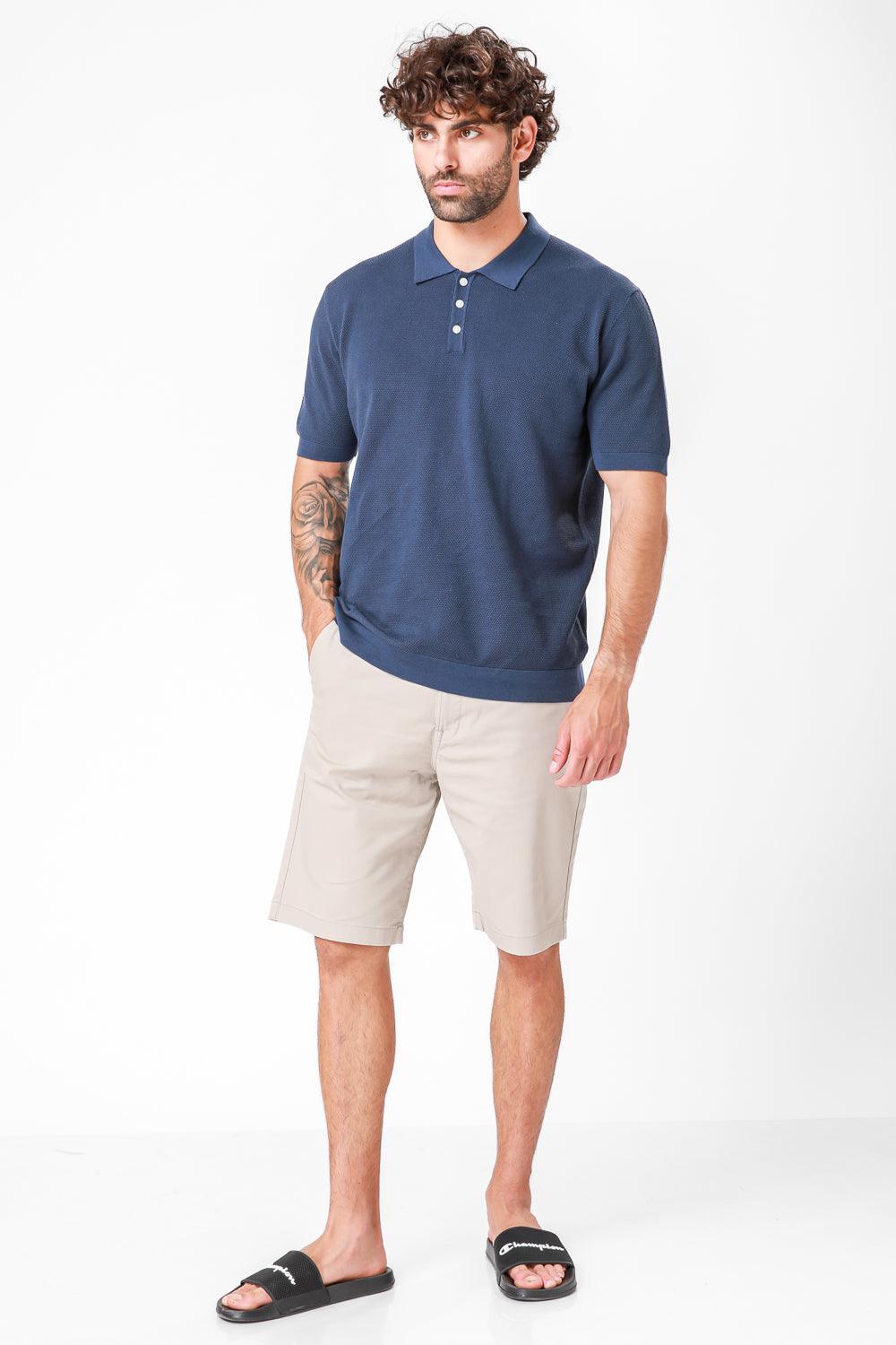 LEE - מכנסי ברמודה צ'ינו חאקי - MASHBIR//365