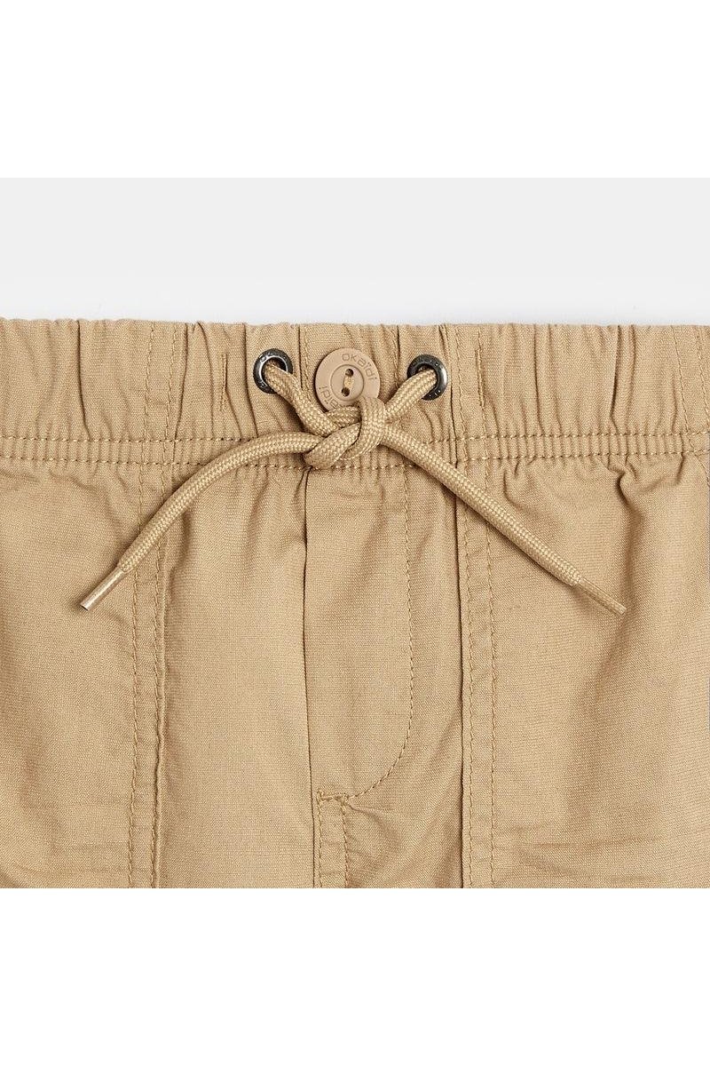 OKAIDI - מכנסי ברמודה לילדים בצבע בז' - MASHBIR//365