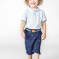 OKAIDI - מכנסי ברמודה לילדים בצבע נייבי - MASHBIR//365 - 1
