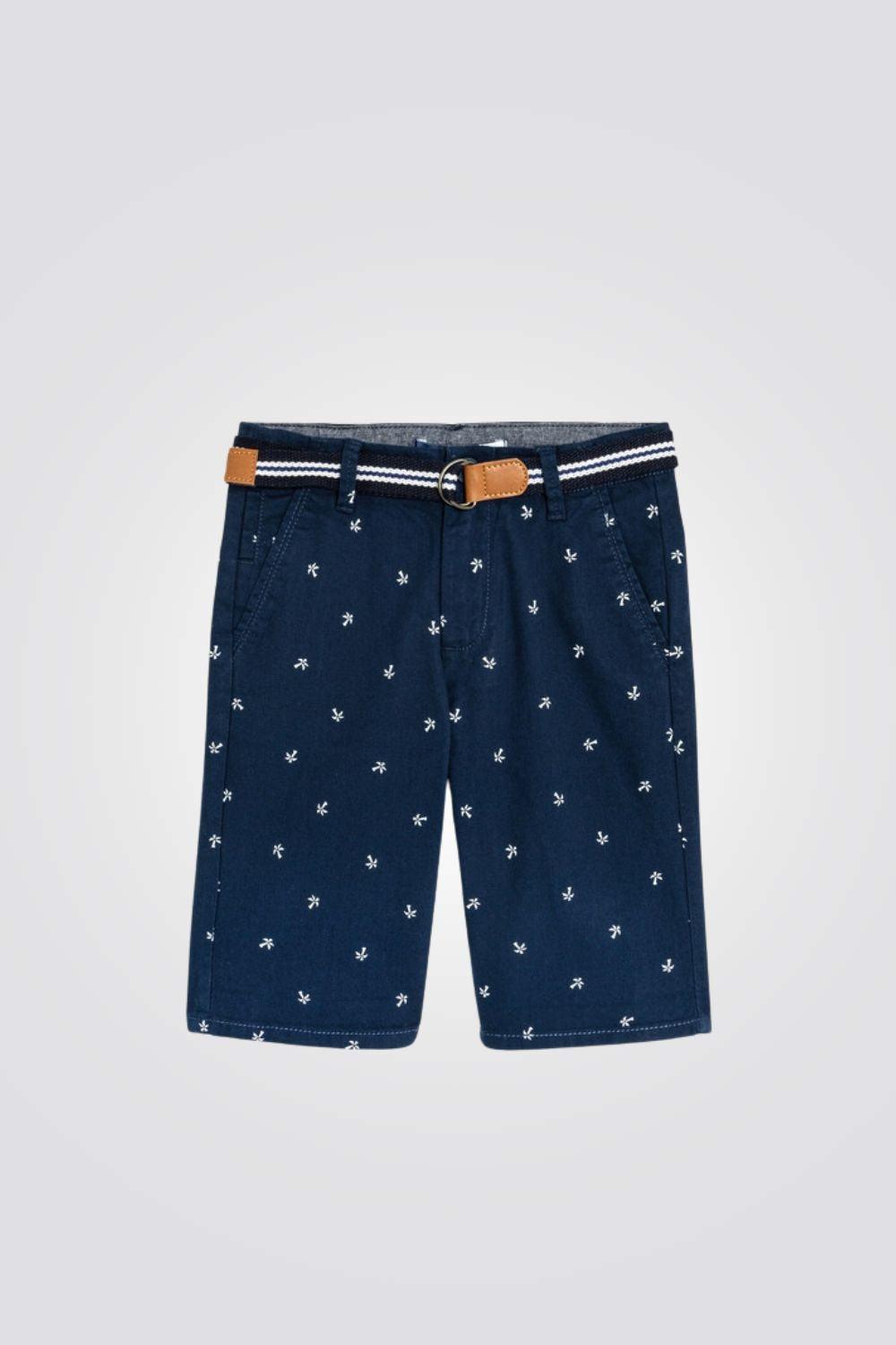 OKAIDI - מכנסי ברמודה לילדים בצבע נייבי - MASHBIR//365