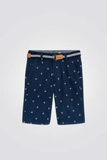 OKAIDI - מכנסי ברמודה לילדים בצבע נייבי - MASHBIR//365