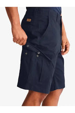 TIMBERLAND - מכנסי ברמודה מכנסי CARGO בצבע נייבי - MASHBIR//365