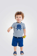 OBAIBI - מכנסי ברמודה כחולים לתינוקות - MASHBIR//365