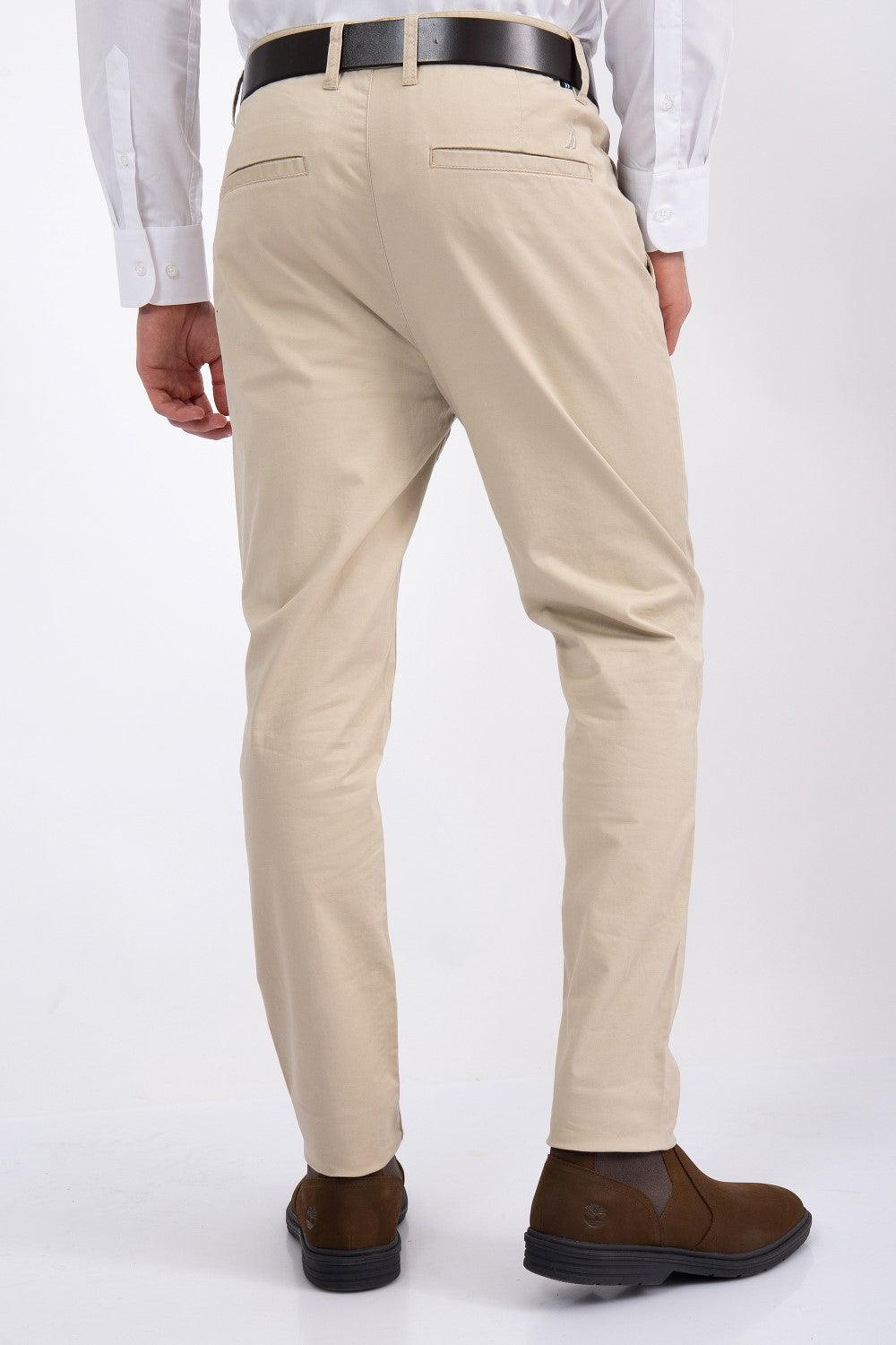 NAUTICA - מכנסי CHINO צבע בז' - MASHBIR//365