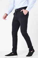 KENNETH COLE - מכנסי CHINO צבע נייבי - MASHBIR//365