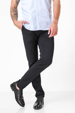 KENNETH COLE - מכנסי CHINO צבע נייבי - MASHBIR//365