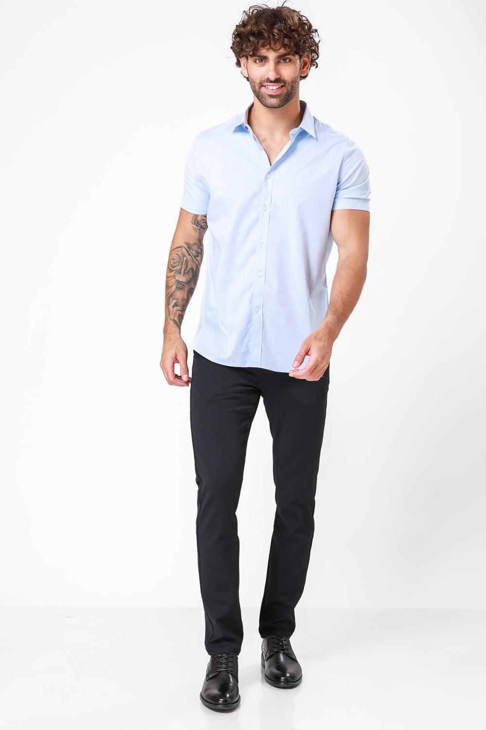 KENNETH COLE - מכנסי CHINO צבע נייבי - MASHBIR//365