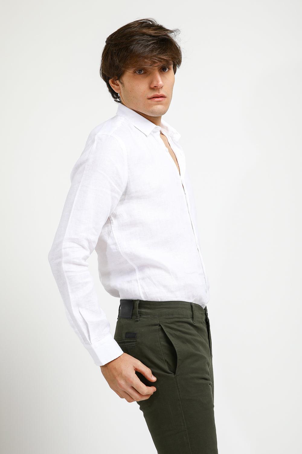 KENNETH COLE - מכנסי CHINO COTTON ירוק זית - MASHBIR//365