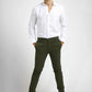 KENNETH COLE - מכנסי CHINO COTTON ירוק זית - MASHBIR//365 - 3