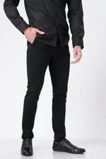 KENNETH COLE - מכנסי CHINO שחורים - MASHBIR//365