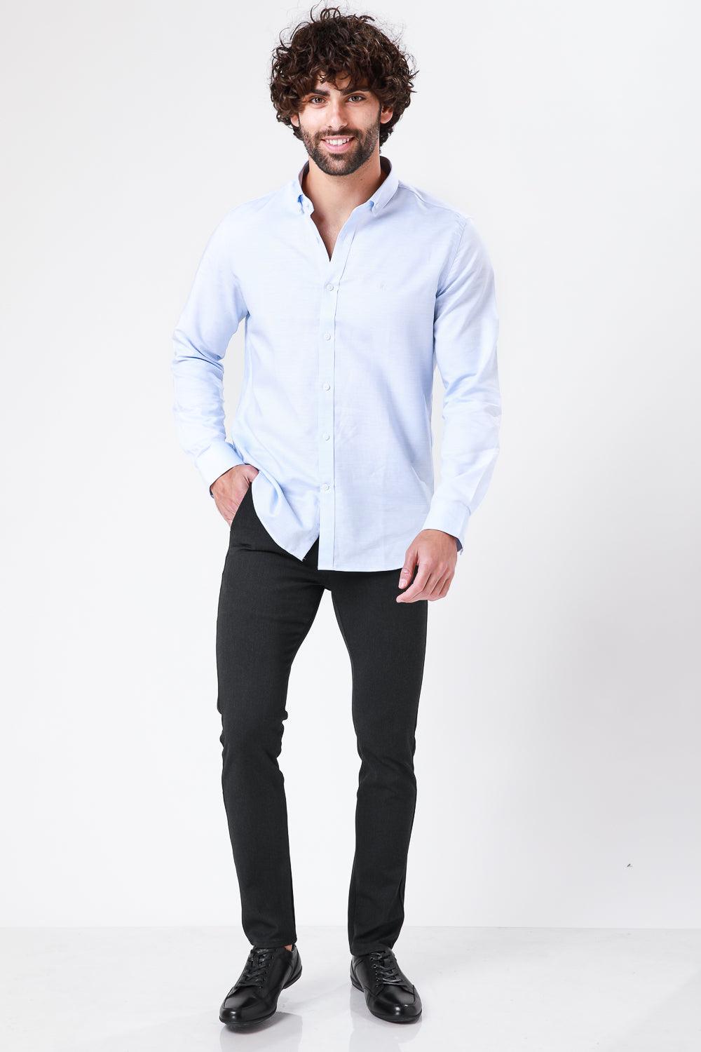 KENNETH COLE - מכנסי CHINO שחורים - MASHBIR//365