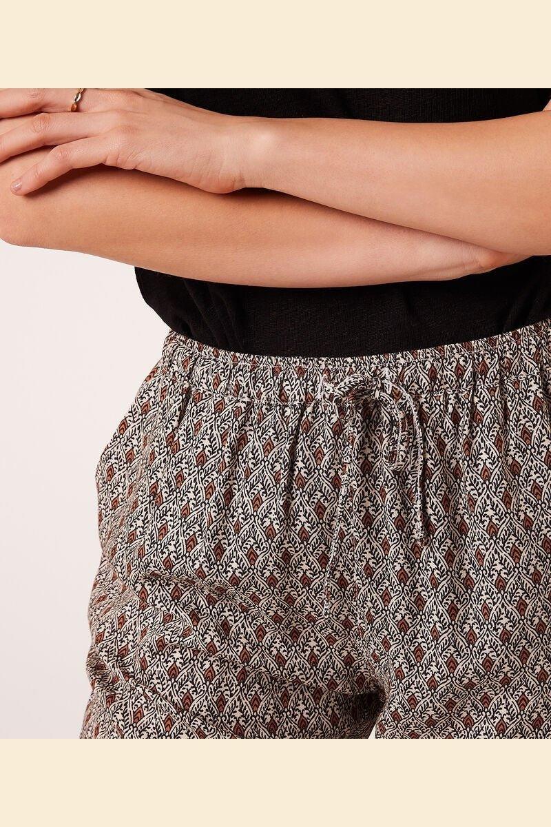 ETAM - מכנסי פיג'מה 7/8 SACI הדפס אתני - MASHBIR//365