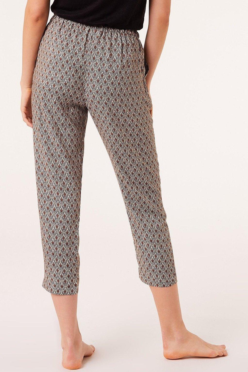 ETAM - מכנסי פיג'מה 7/8 SACI הדפס אתני - MASHBIR//365