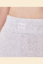 ETAM - מכנסי פיג'מה אריג BATIA אפור בהיר - MASHBIR//365