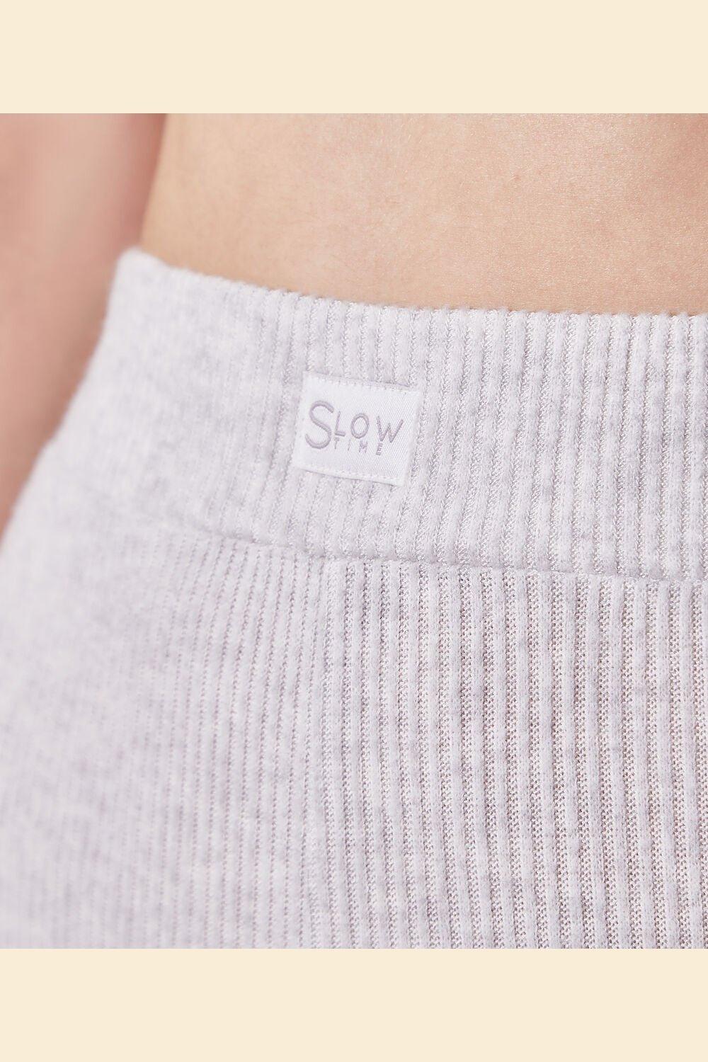 ETAM - מכנסי פיג'מה אריג BATIA אפור בהיר - MASHBIR//365