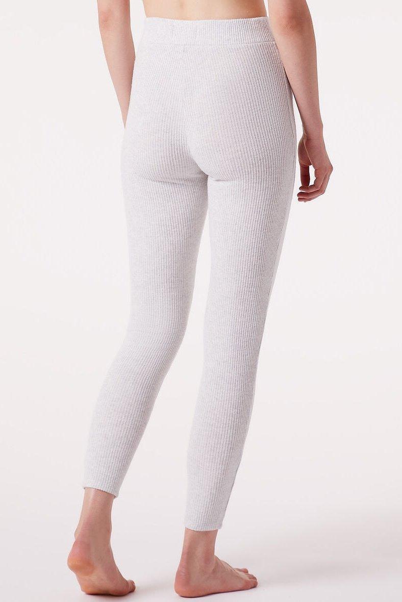 ETAM - מכנסי פיג'מה אריג BATIA אפור בהיר - MASHBIR//365