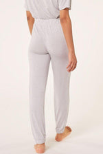 ETAM - מכנסי פיג'מה ארוכים ALVA אפור בהיר - MASHBIR//365