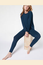 ETAM - מכנסי פיג'מה ארוכים EARLY כחול - MASHBIR//365