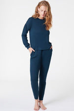 ETAM - מכנסי פיג'מה ארוכים EARLY כחול - MASHBIR//365