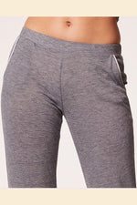 ETAM - מכנסי פיג'מה ארוכים WARM DAY אפור - MASHBIR//365